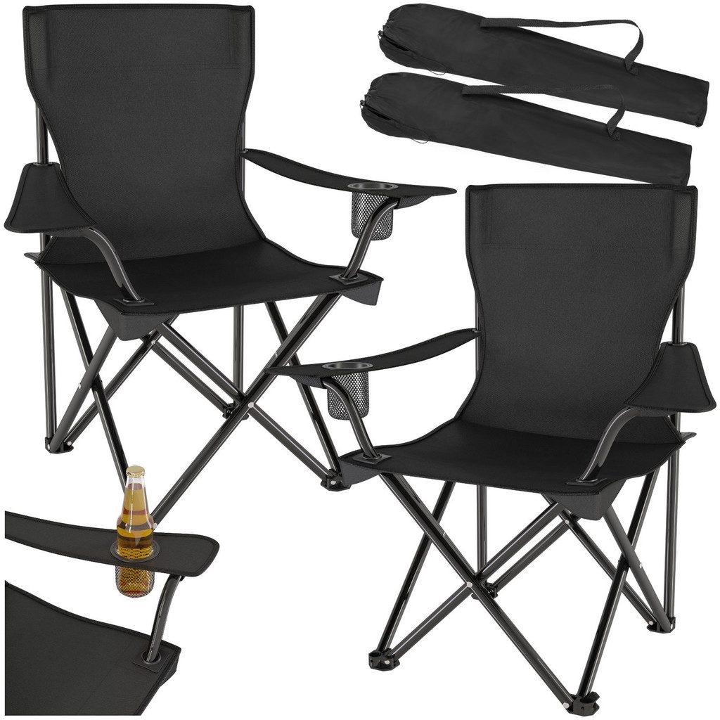 TECTAKE Campingstuhl 2er Set