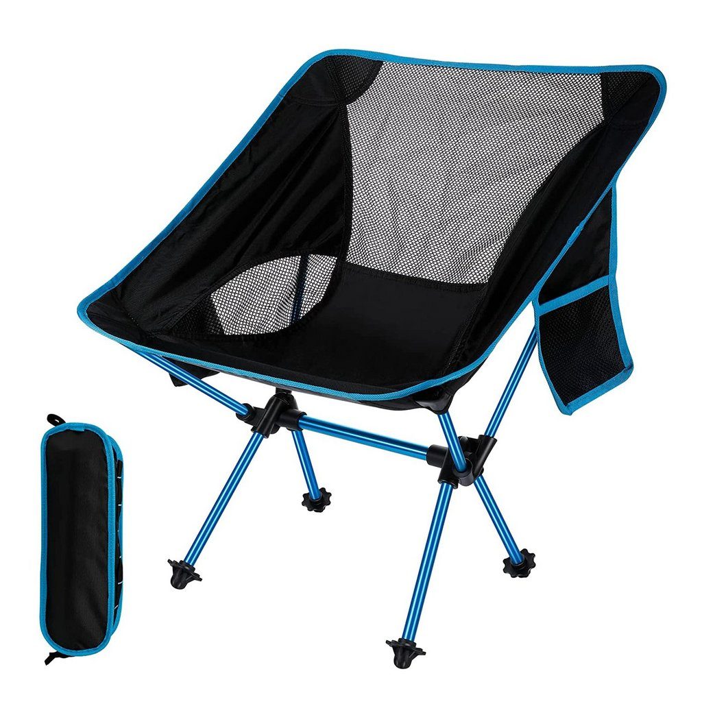 ZGGZERG Klappstuhl Campingstuhl Blau